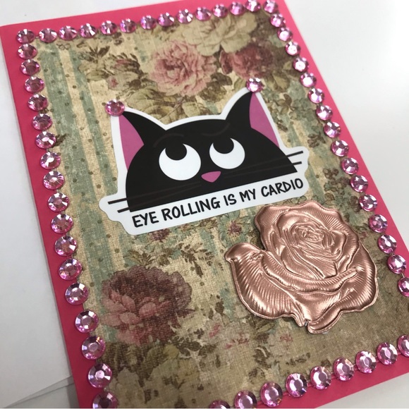 Handmade card 💜 - Picture 2 of 4